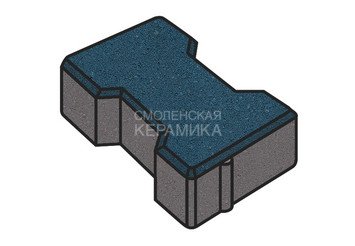 Тротуарная плитка Готика, "Катушка Profi", 80 мм, синий