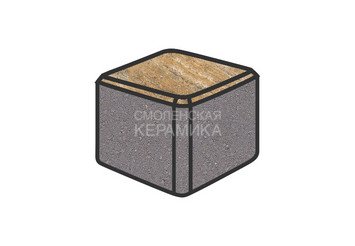 Тротуарная плитка Готика, "Куб Natur", 100x100x100 мм, альпин