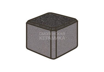 Тротуарная плитка Готика, Куб Premiun Gold, 80x80x80 мм, цвет Голд 21
