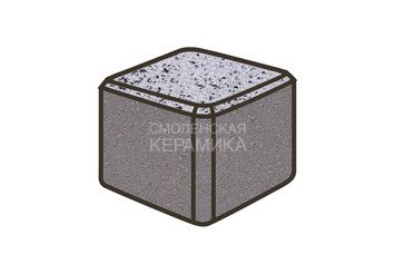 Тротуарная плитка Готика, Куб Premiun Gold, 80x80x80 мм, цвет Голд 3