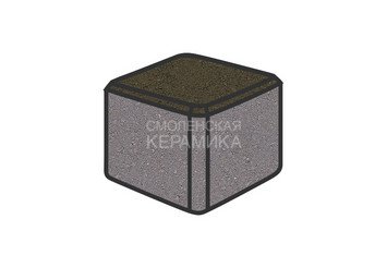 Тротуарная плитка Готика, "Куб Profi", 80x80x80 мм, черный