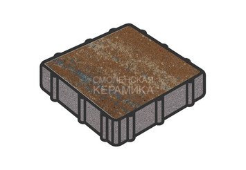 Тротуарная плитка Готика, "Квадрат Natur", 600x600x100 мм, сатурн