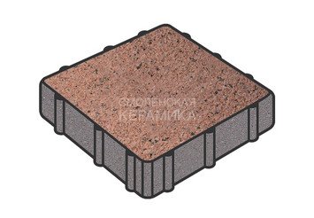 Тротуарная плитка Готика, Квадрат Premium Gold, 300x300x40 мм, цвет Голд 15