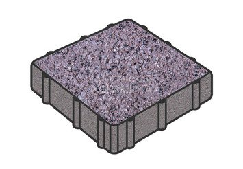 Тротуарная плитка Готика, Квадрат Premium Gold, 300x300x40 мм, цвет Голд 20