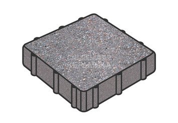 Тротуарная плитка Готика, Квадрат Premium Gold, 300x300x50 мм, цвет Голд 13