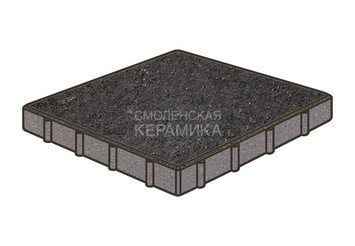 Тротуарная плитка Готика, Квадрат Premium Gold, 600x600x100 мм, цвет Голд 21