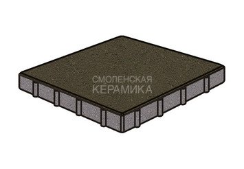Тротуарная плитка Готика, "Квадрат Profi", 300x300x40 мм, черный