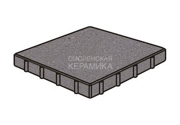 Тротуарная плитка Готика, "Квадрат Profi", 300x300x40 мм, светло-серый