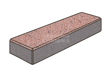 Тротуарная плитка Готика, Паркет Premiun Gold, 300x100x60 мм, цвет Голд 18