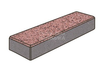 Тротуарная плитка Готика, Паркет Premiun Gold, 300x100x80 мм, цвет Голд 17