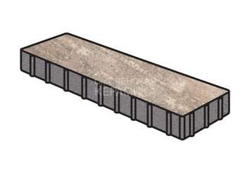 Тротуарная плитка Готика, "Плита Natur", 500x125x100 мм, юпитер