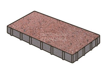 Тротуарная плитка Готика, Плита Premium Gold, 600x300x60 мм, цвет Голд 8