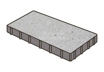 Тротуарная плитка Готика, Плита Premium Gold, 600x300x80 мм, цвет Голд 22