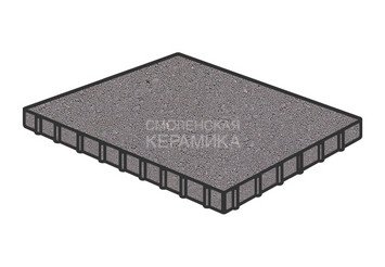 Тротуарная плитка Готика, "Плита Profi", 1000x1000x100 мм, светло-серый