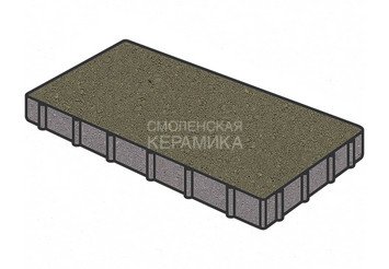 Тротуарная плитка Готика, "Плита Profi", 600x300x60 мм, серый