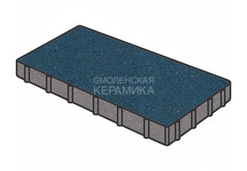 Тротуарная плитка Готика, "Плита Profi", 600x400x80 мм, синий