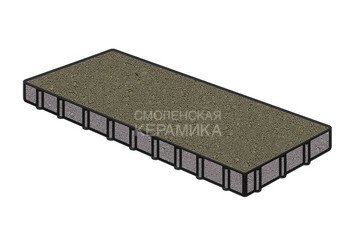 Тротуарная плитка Готика, "Плита Profi", 900x300x100 мм, серый