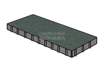 Тротуарная плитка Готика, "Плита Profi", 900x300x100 мм, зеленый