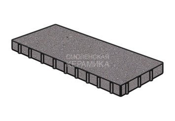 Тротуарная плитка Готика, "Плита Profi", 900x300x80 мм, светло-серый