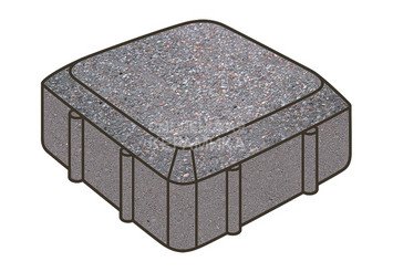 Тротуарная плитка Готика, Старая площадь Premiun Gold, 160x160x60 мм, цвет Голд 13