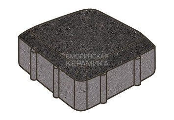 Тротуарная плитка Готика, Старая площадь Premiun Gold, 160x160x60 мм, цвет Голд 21