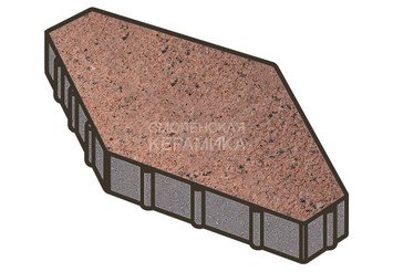 Тротуарная плитка Готика, Зарядье Premium Gold, 600x400x100 мм, цвет Голд 15