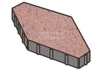 Тротуарная плитка Готика, Зарядье Premium Gold, 600x400x100 мм, цвет Голд 18