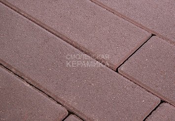 Тротуарная плитка Готика, "Зарядье Profi", 100 мм, темно-коричневый
