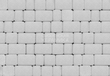 Тротуарная плитка STEINRUS Инсбрук Альт белый, 60 мм