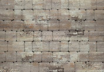Тротуарная плитка STEINRUS Инсбрук Альт ColorMix Берилл, 60 мм