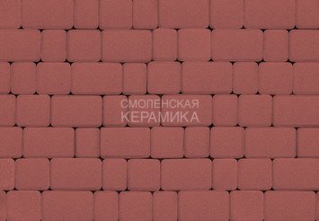 Тротуарная плитка STEINRUS Инсбрук Альт красный, 40 мм