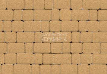 Тротуарная плитка STEINRUS Инсбрук Альт песочный, 60 мм