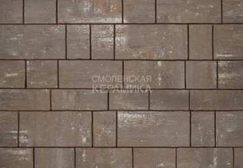 Тротуарная плитка STEINRUS Инсбрук Тироль ColorMix Сепия, 60 мм