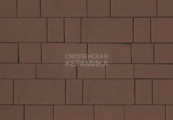 Тротуарная плитка STEINRUS Инсбрук Тироль коричневый, 60 мм
