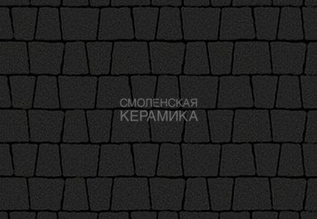 Тротуарная плитка Выбор "Антик" Стандарт, черный, 60 мм