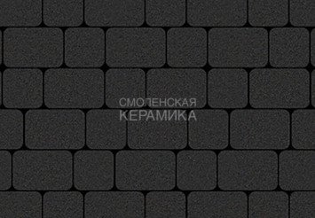 Тротуарная плитка Выбор "Классико" Гранит, черный, 60 мм