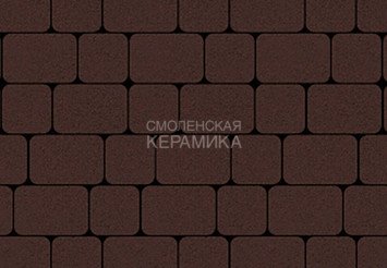 Тротуарная плитка Выбор "Классико" Гранит, коричневый, 60 мм
