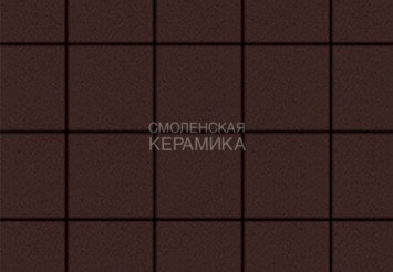 Тротуарная плитка Выбор "Квадрат" Стандарт, коричневый, 200х200х60 мм