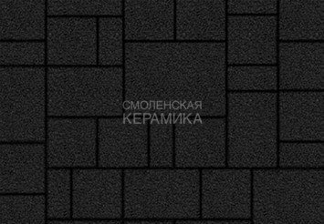 Тротуарная плитка Выбор "Мюнхен" Гранит, черный, 60 мм