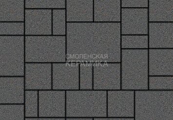 Тротуарная плитка Выбор "Мюнхен" Стандарт, серый, 60 мм