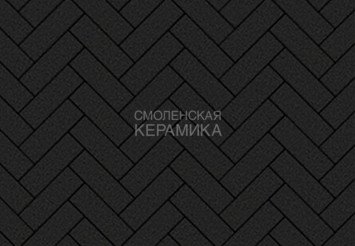 Тротуарная плитка Выбор "Паркет" Гранит, черный, 180х60х60 мм