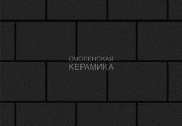 Тротуарная плитка Выбор "Прямоугольник" Стандарт, черный, 200х100х40 мм