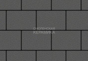 Тротуарная плитка Выбор "Прямоугольник" Стандарт, серый, 200х100х40 мм