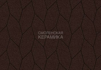 Тротуарная плитка Выбор "Скошенный шестиугольник" Гранит, коричневый, 60 мм