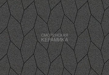 Тротуарная плитка Выбор "Скошенный шестиугольник" Гранит, серый, 60 мм