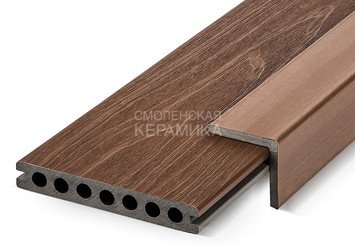 Угол EasyDecking Co-Extrusion 57×57×3010 мм, Chestnut
