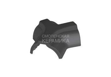 Вальмовая черепица MLADOST MIDETERAN PRO black matt engobe