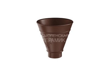 Воронка водосборная круглая 100, AQUASYSTEM PU MATT, RAL8017
