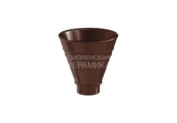 Воронка водосборная круглая 100, AQUASYSTEM PU RAL8017