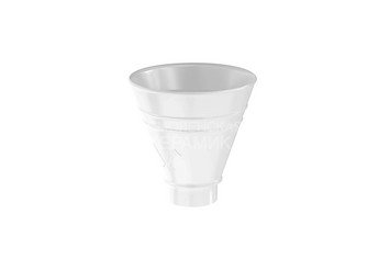 Воронка водосборная круглая 100, AQUASYSTEM PU, RAL9003